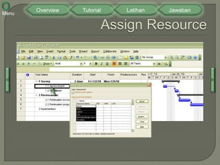 Tutorial Microsoft Project 2007 Interaktif | PPSX