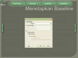 Tutorial Microsoft Project 2007 Interaktif | PPSX