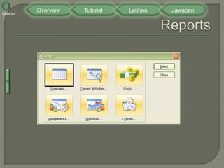 Tutorial Microsoft Project 2007 Interaktif | PPSX