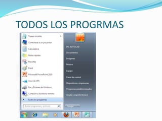 TODOS LOS PROGRMAS
 