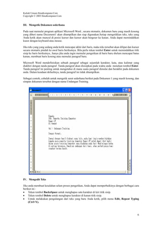 Tutorial microsoft word | PDF