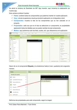 Mit App Inventor Tutorial Tutorial mit app inventor 2 | PDF