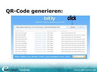 QR-Code generieren:




                      www.eduvision.de
 