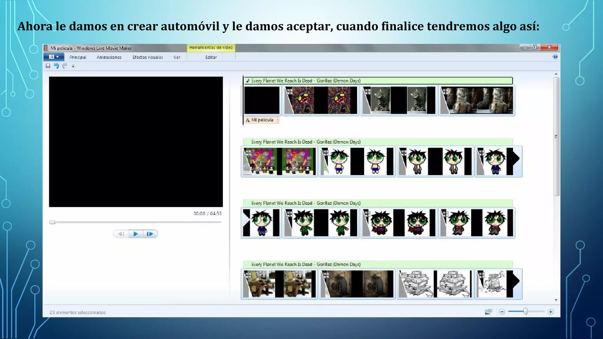 Ahora le damos en crear automóvil y le damos aceptar, cuando finalice tendremos algo así:
 
