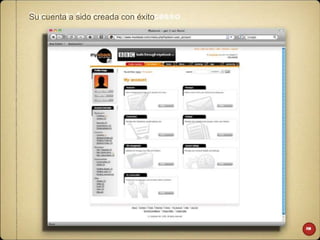 Su cuenta a sido creada con éxito

FIM

 