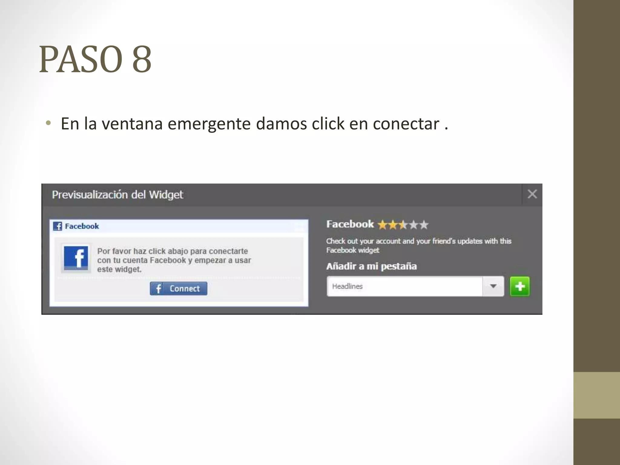 PASO 8 
• En la ventana emergente damos click en conectar . 
 