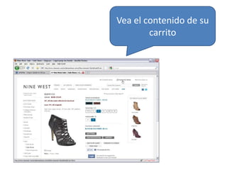 Vea el contenido de su carrito