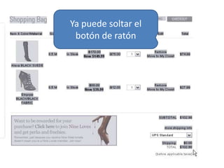 Ya puede soltar el botón de ratón