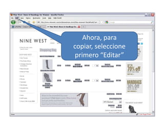 Ahora, para copiar, seleccione primero “Editar”