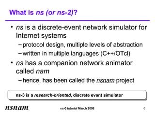 Tutorial ns 3-tutorial-slides | PDF