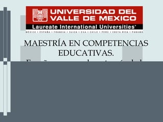 MAESTRÍA EN COMPETENCIAS
        EDUCATIVAS.
Enseñar y aprender a través de la
           tecnología.

      OBJETOS DE APRENDIZAJE.
   L.P. E.P.E Axel T. Fernández Cortés.
 