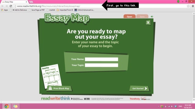 tutorial on essay map essay map read write