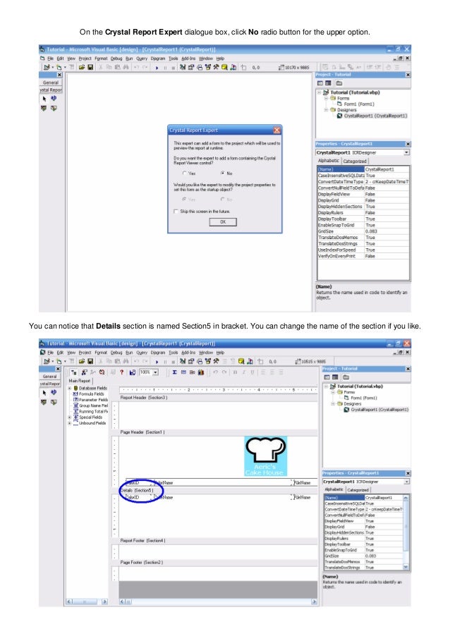 Tutorial on how to load images in crystal reports dynamically using v…