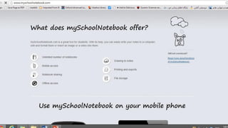 Tutorial on an Online Notebook