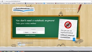 Tutorial on an Online Notebook