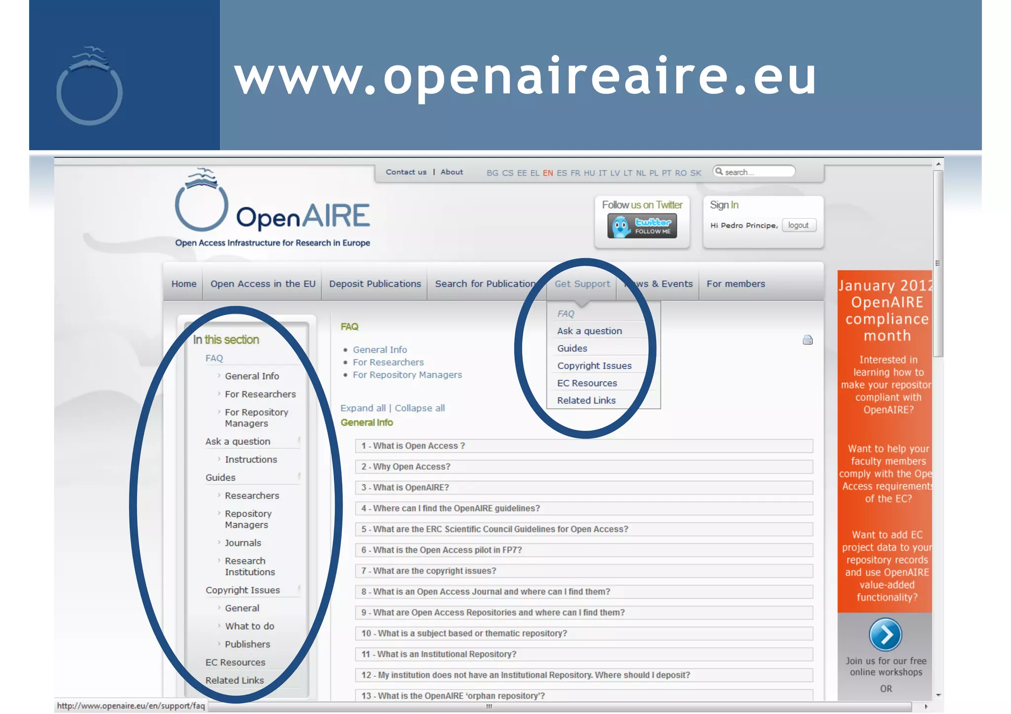www.openaireaire.eu
 
