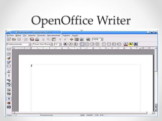 Tutorial open office writer (BREVE) | PPTX