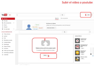Subir el vídeo a youtube
1
2
3
 
