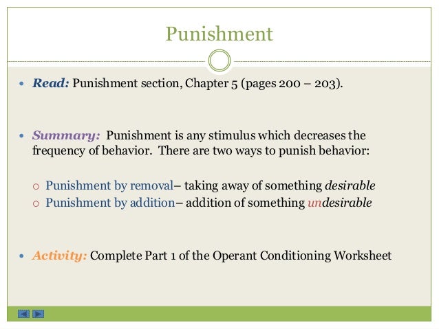 Operant Conditioning Tutorial