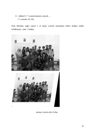 Tutorial Operasi Tutorial operasi geometrik menggunakan octave | DOCX