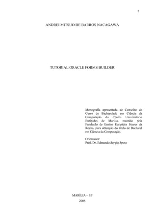 Tutorial oracle forms builder | PDF