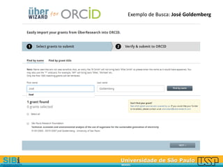 Universidade de São Paulo
BRASIL
Exemplo de Busca: José Goldemberg
 