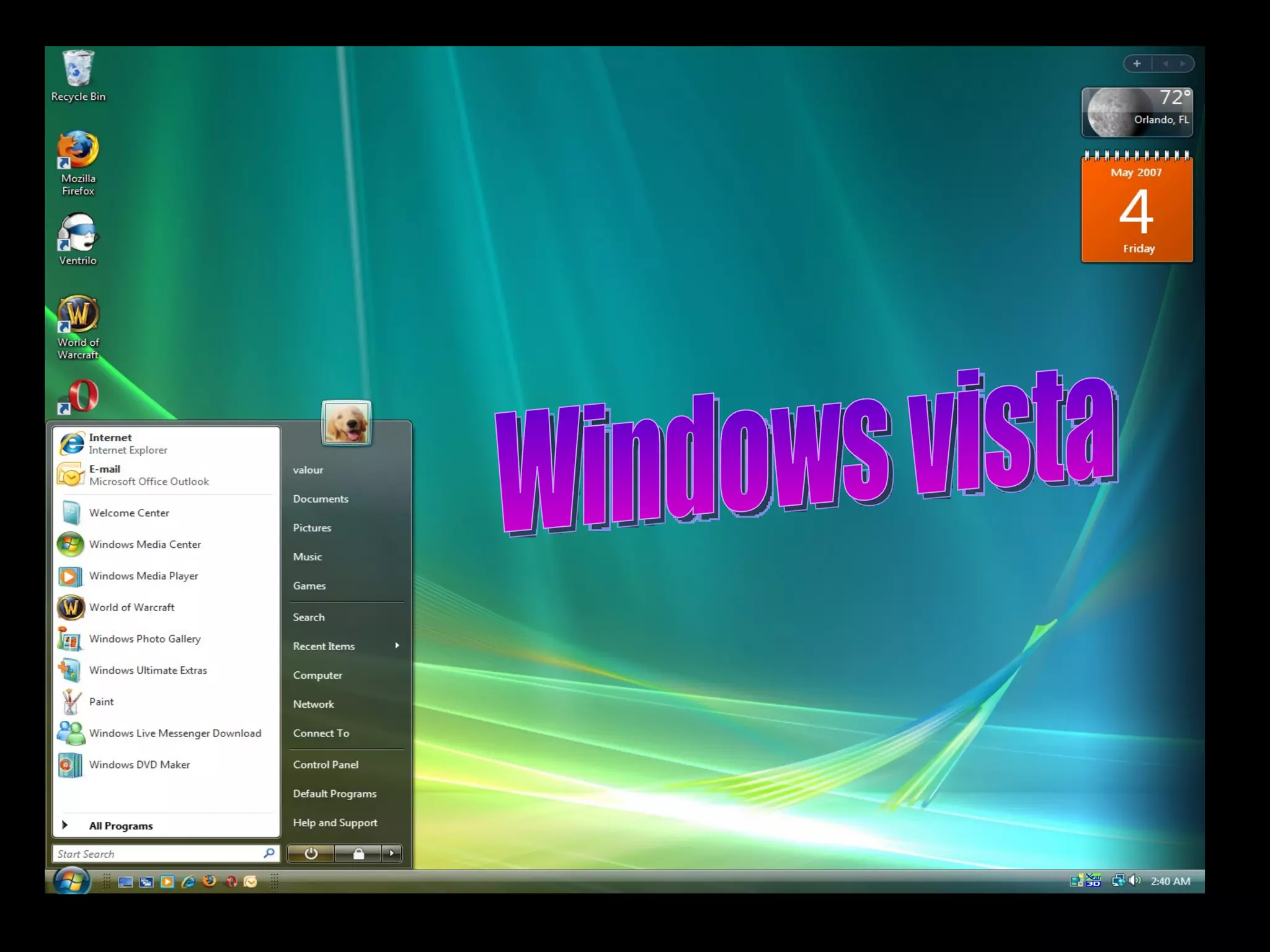 Windows vista 