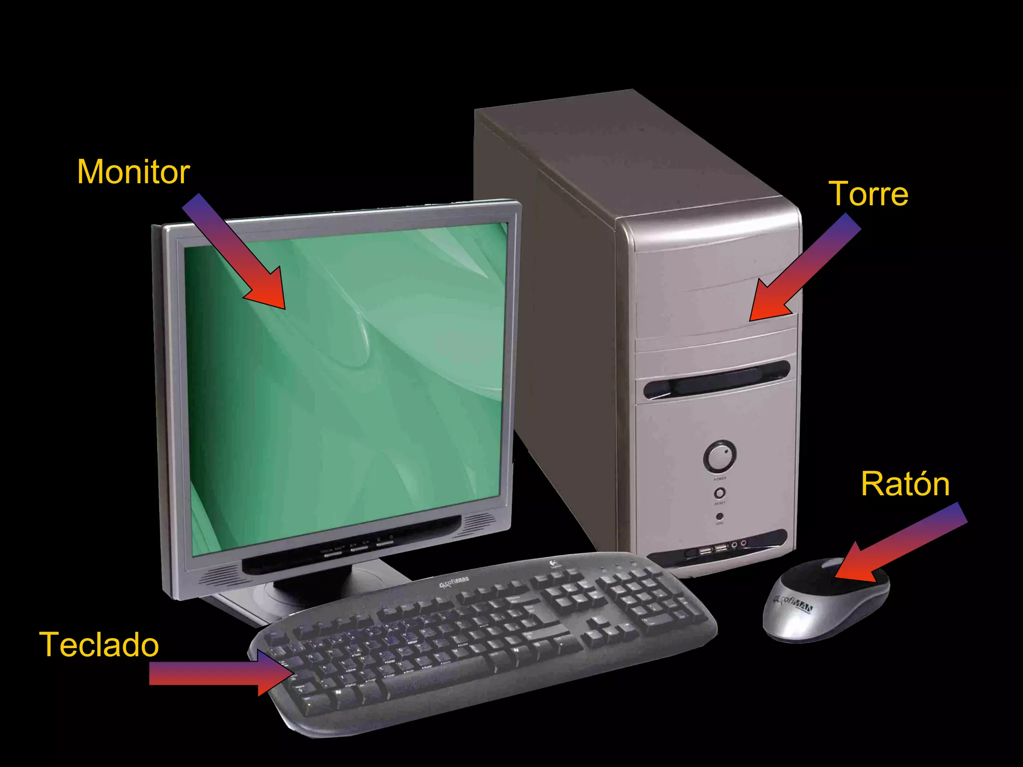 Torre Monitor Teclado Ratón 