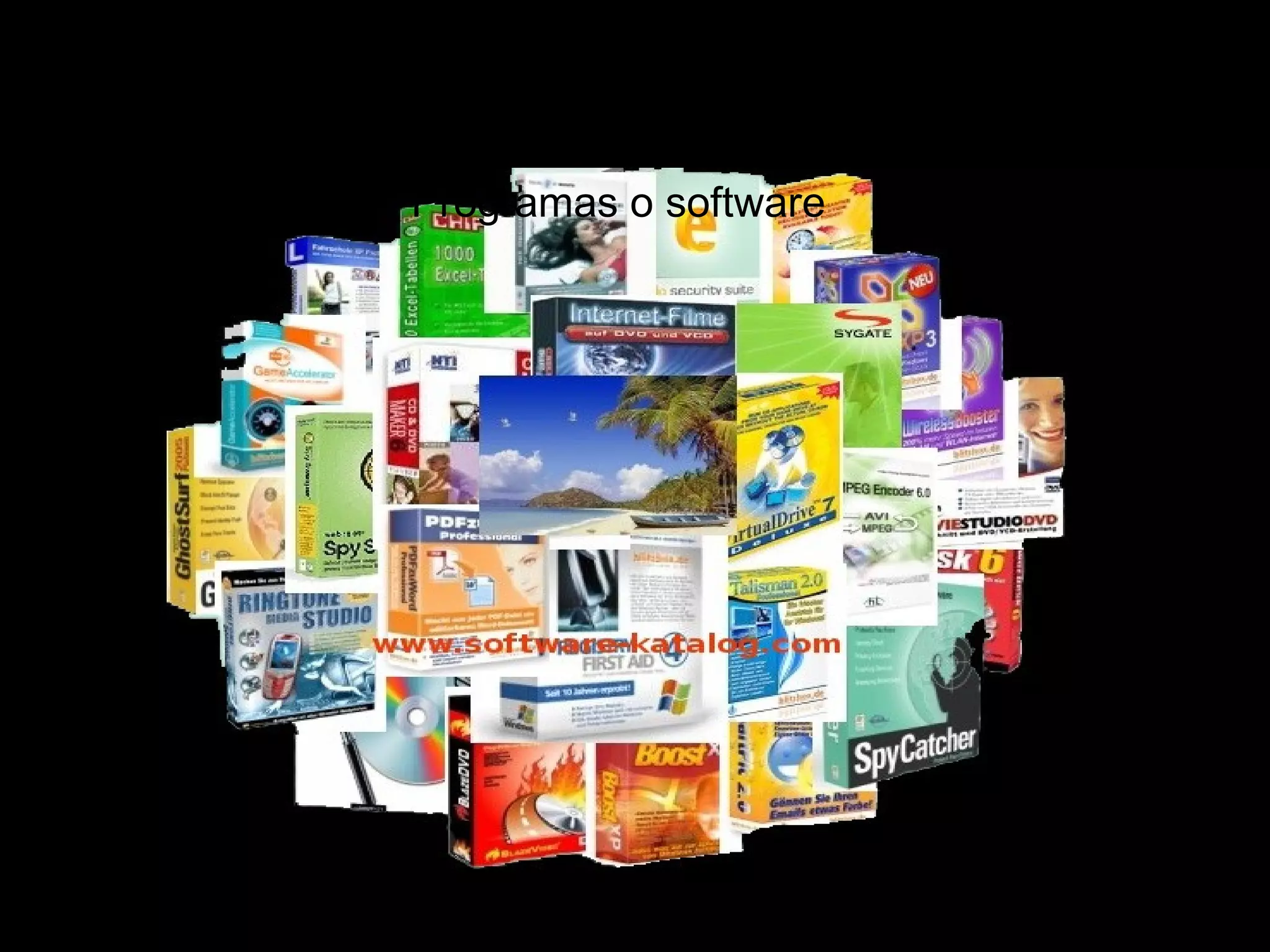 Fin de la teoría Programas o software 