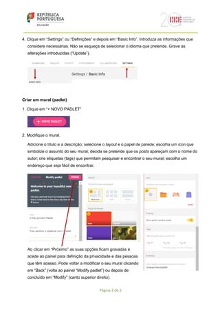 Tutorial Padlet Tutorial Padlet | PDF