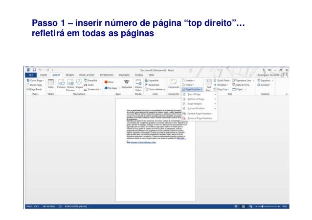 Paginacao de monografia