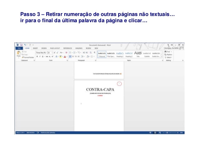 Formatar trabalho normas abnt passo passo