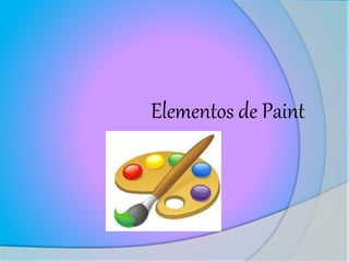 Elementos de Paint
 