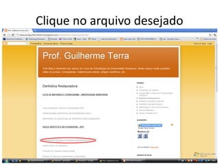 Clique no arquivo desejado