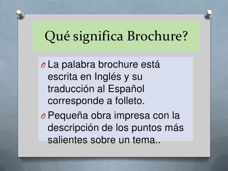 brochure en word