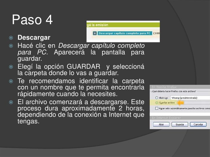 Tutorial para descargar capÃ­tulo completo para pc