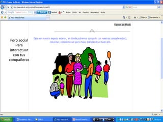 Foro social Para interactuar con tus compañeras 