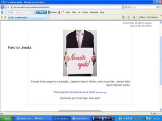 Foro de ayuda 