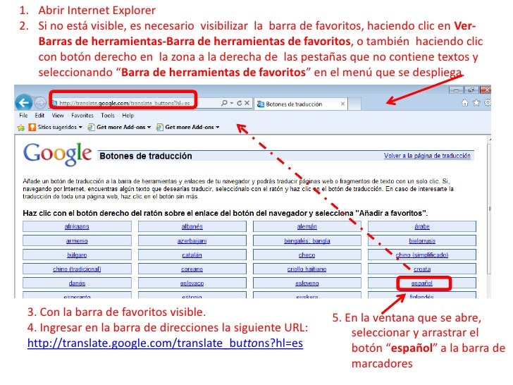 Tutorial para traducir páginas al español