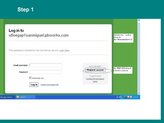 UFLO tutorials 2014
Step 1:
Step 1
 