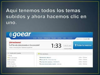 Tutorial para usar el goear (1)