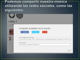 Tutorial para usar el goear (1)