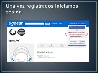 Tutorial para usar el goear (1)