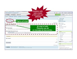Pbworks Tutorial Pbworks | PDF