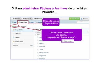 Pbworks Tutorial Pbworks | PDF