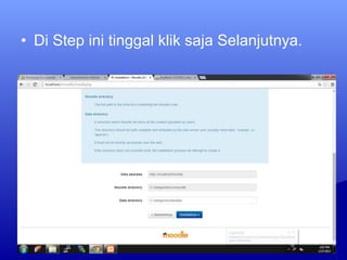 • Di Step ini tinggal klik saja Selanjutnya.
 