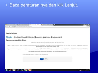 • Baca peraturan nya dan klik Lanjut.
 