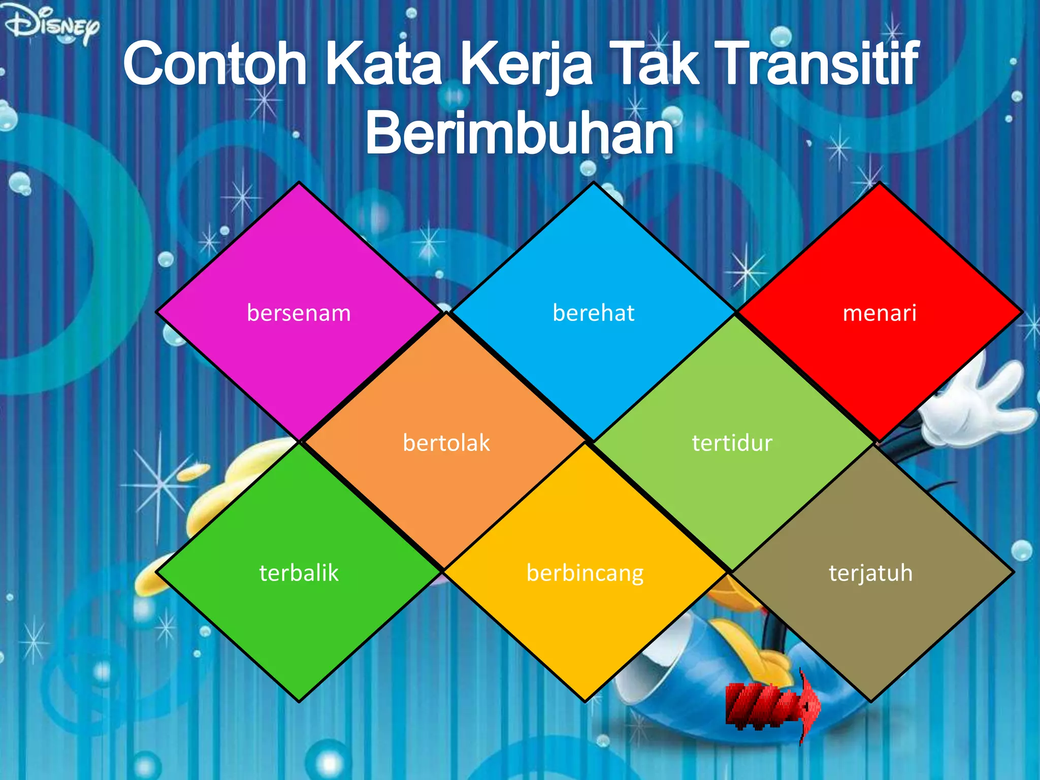 bersenam                berehat                menari




           bertolak                tertidur



terbalik              berbincang              terjatuh
 
