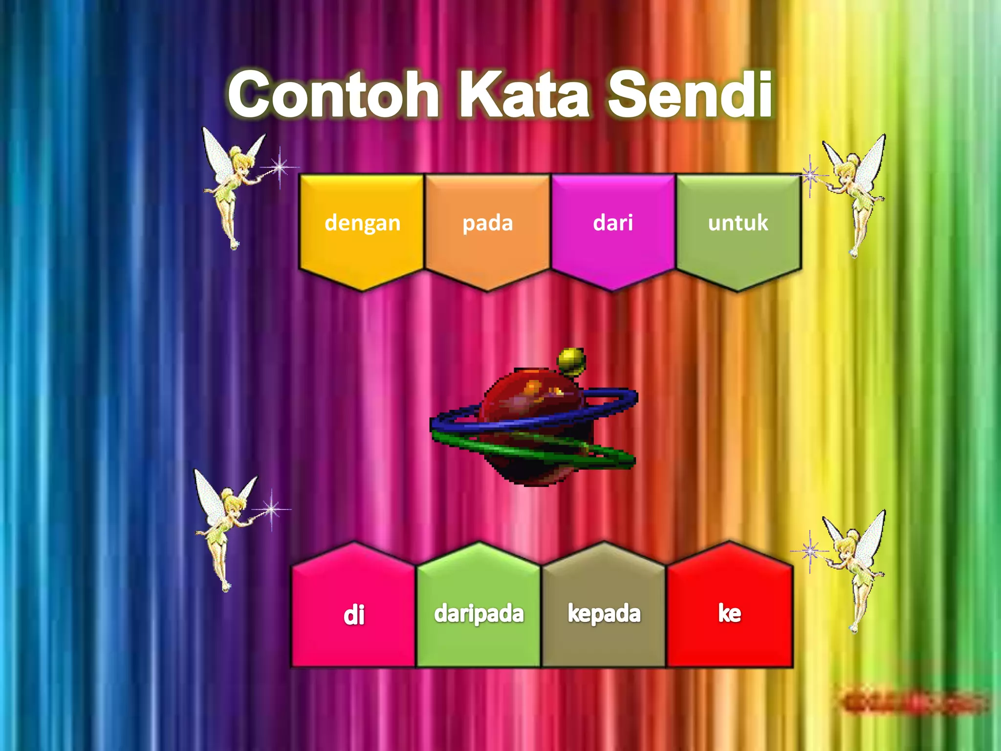 dengan   pada   dari   untuk
 