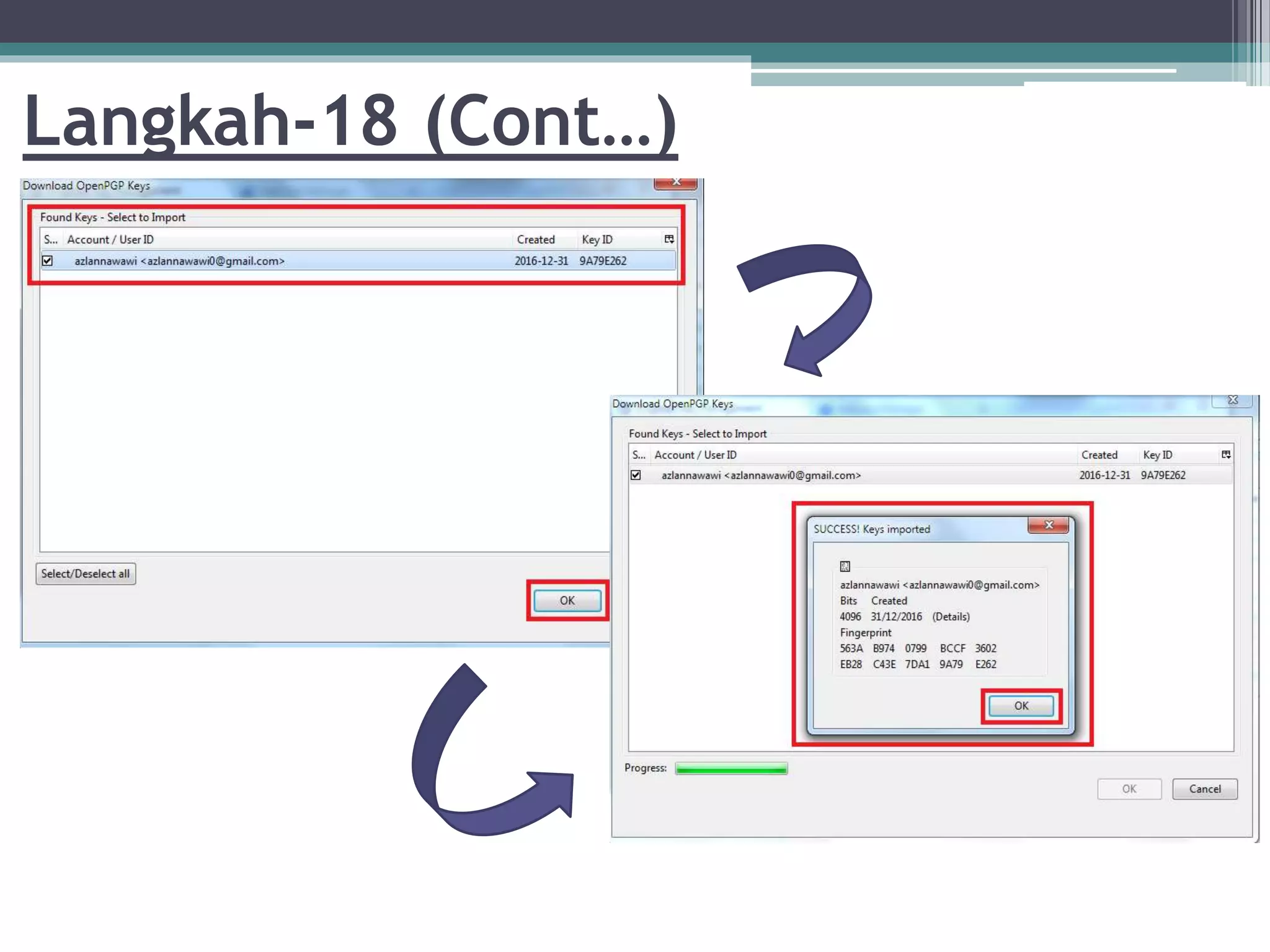 Langkah-18 (Cont…)
 